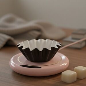 Green Electric Wax Warmer Kit- comes with wax melts & reusable liner cups